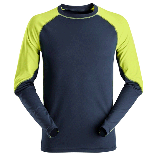 Snickers 2405 Neon Lightweight Long Sleeve T-Shirt