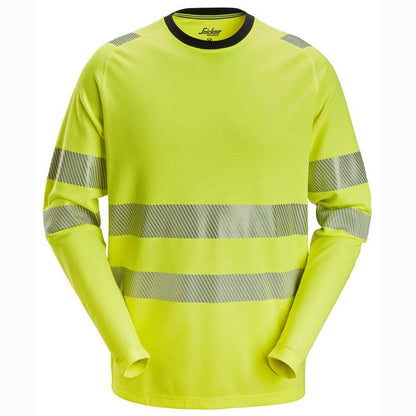 Snickers 2431 High-Vis Class 2/3 Long-Sleeve T-Shirt