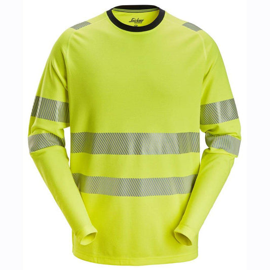 Snickers 2431 High-Vis Class 2/3 Long-Sleeve T-Shirt