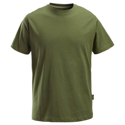 Snickers 2502 Classic Cre Neck T-Shirt 100% Combed Cotton Various Colours