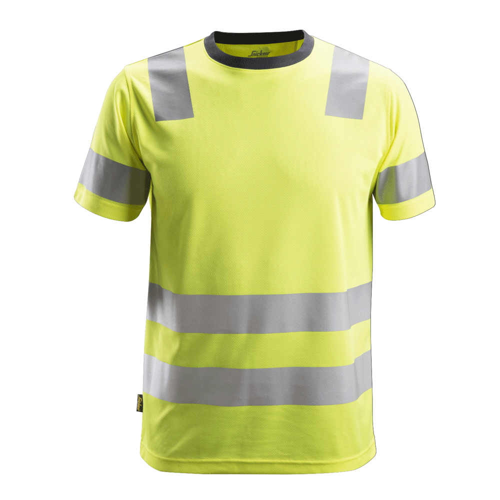 Snickers 2530 AllroundWork, Hi-Vis T-Shirt CL 2 Various Colours