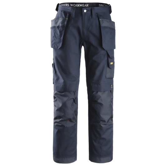 Snickers 3214 Craftsmen Holster Pocket Trousers, Canvas+ Navy Blue