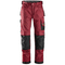 Snickers 3312 Craftsmen Trousers, DuraTwill Chilli Red/Black, 31" Waist 35" Leg-Snickers 146