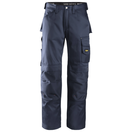 Snickers 3312 Craftsmen Trousers, DuraTwill Navy Blue 38" Waist, 32" Leg - Snickers Size 54