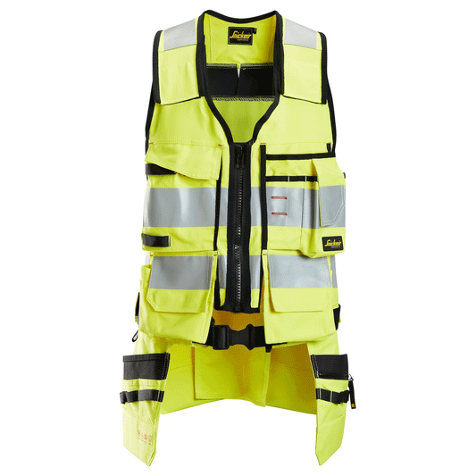 Snickers 4260 Protecwork, Flame Retardant Hi-Vis Tool Vest, Class 1