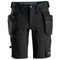 Snickers 6108 LiteWork, Detachable Holster Pockets Work Shorts Black, 31" Waist-Snickers 46