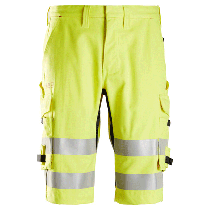 Snickers 6160 ProtecWork, Flame Retardant Hi-Vis Shorts, Class 1