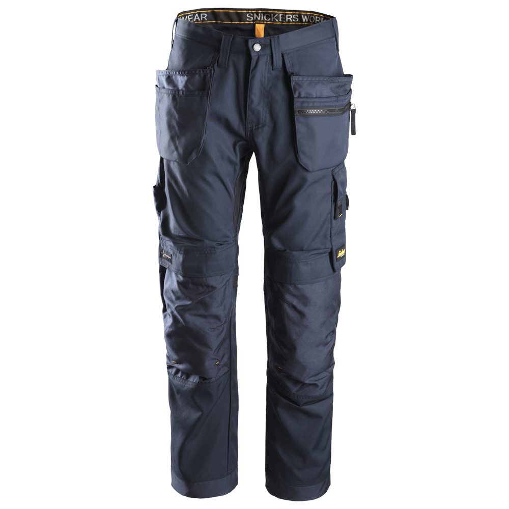 Snickers 6200 AllroundWork, Work Trousers+ Holster Pockets Navy Blue