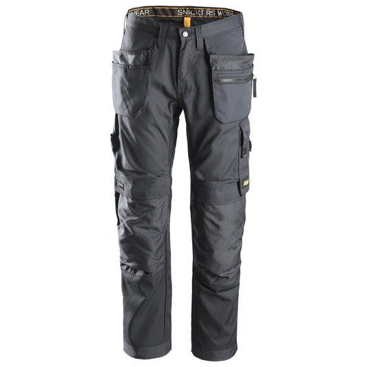 Snickers 6200 AllroundWork, Work Trousers+ Holster Pockets Steel Grey