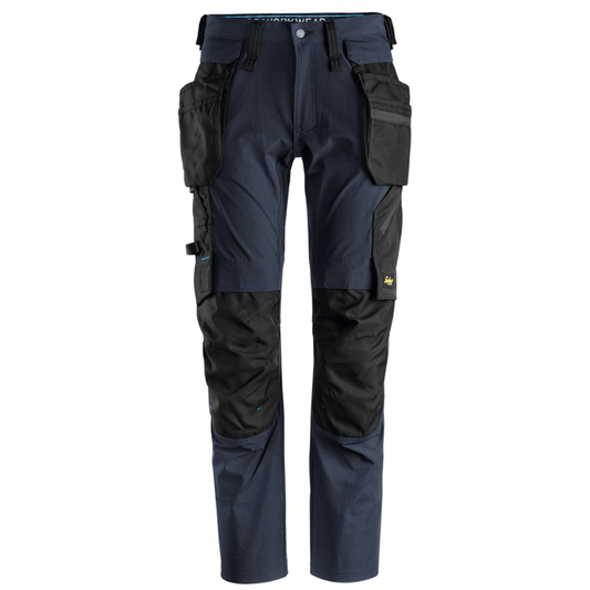Snickers 6208 LiteWork, Detachable Holster Pocket Kneepad Work Trousers Navy Blue