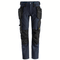 Snickers 6208 LiteWork, Detachable Holster Pocket Kneepad Work Trousers Navy Blue/Black, 36" Waist 30" Leg-Snickers 104