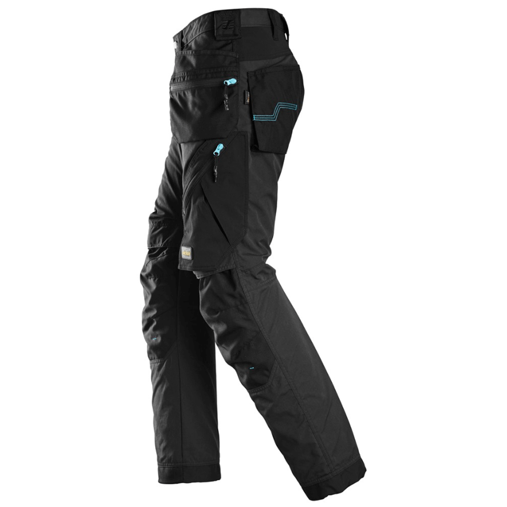 Snickers 6210 LiteWork, 37.5® Holster Pocket Work Trousers Black 35" Waist, 32" Leg - Snickers Size 50