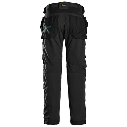 Snickers 6210 LiteWork, 37.5® Holster Pocket Work Trousers Black / 150 (35" Waist, 35" Leg)
