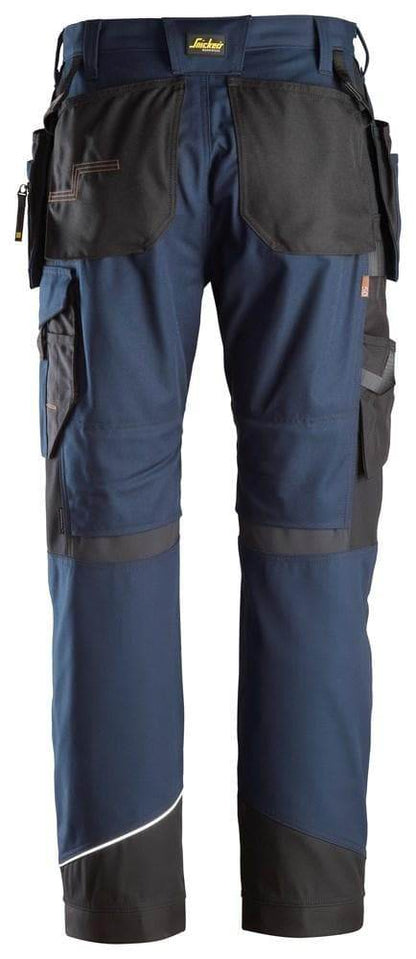 Snickers 6214 RuffWork, Canvas+ Holster Pocket Work Trousers Navy Blue