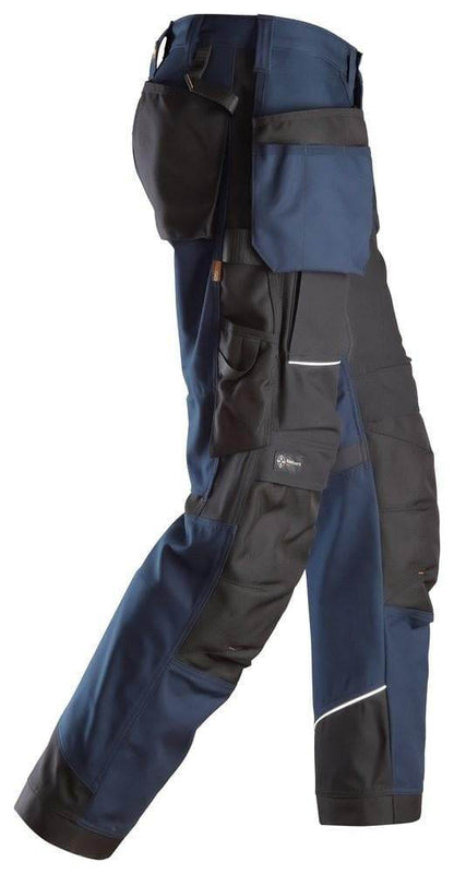 Snickers 6214 RuffWork, Canvas+ Holster Pocket Work Trousers Navy Blue