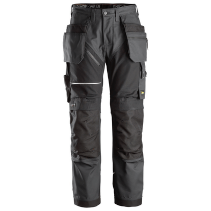 Snickers 6214 RuffWork, Canvas+ Holster Pocket Work Trousers Steel Grey