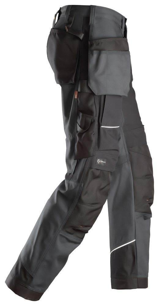 Snickers 6214 RuffWork, Canvas+ Holster Pocket Work Trousers Steel Grey