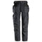Snickers 6224  AllroundWork, Canvas+ Stretch Work Trousers+ Holster Pockets Steel Grey