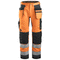 Snickers 6230 AllroundWork, Hi-Vis Trousers Holster Pockets+ CL2  Various Colours