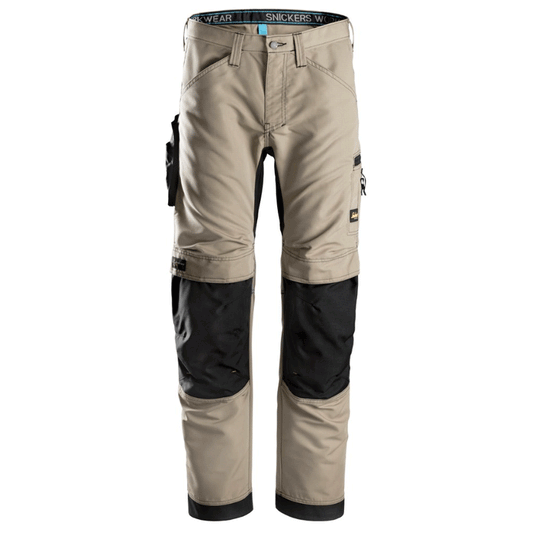 Snickers 6307 LiteWork 37,5® Work Kneepad Trousers Khaki 33" Waist - 32" Leg