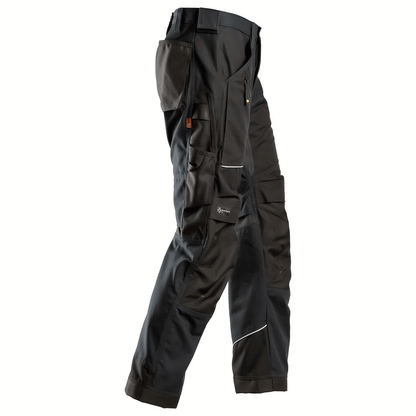 Snickers 6314 RuffWork, Canvas+ Kneepad Work Trousers Black