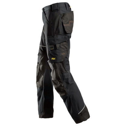 Snickers 6314 RuffWork, Canvas+ Kneepad Work Trousers Black
