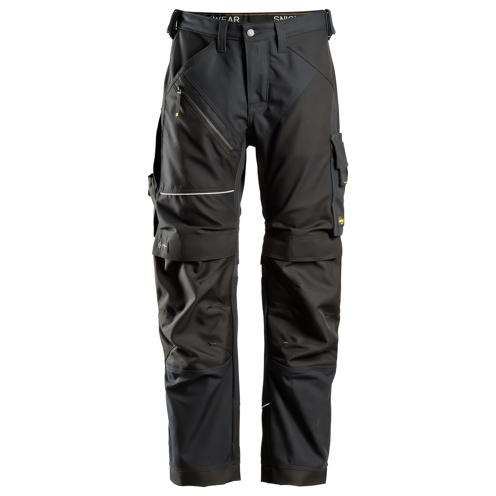 Snickers 6314 RuffWork, Canvas+ Kneepad Work Trousers Black