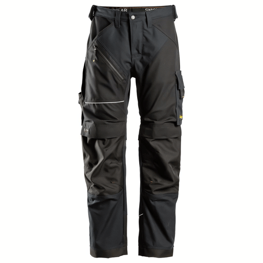 Snickers 6314 RuffWork, Canvas+ Kneepad Work Trousers Black
