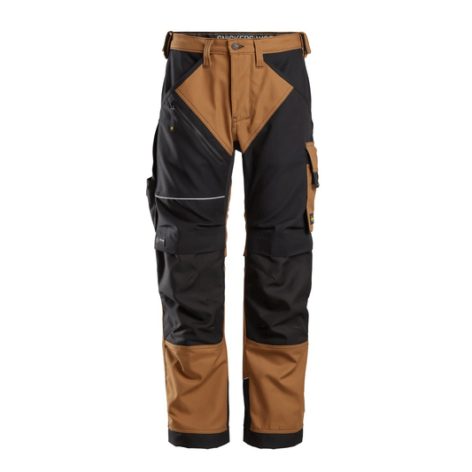 Snickers 6314 RuffWork, Canvas+ Kneepad Work Trousers Brown