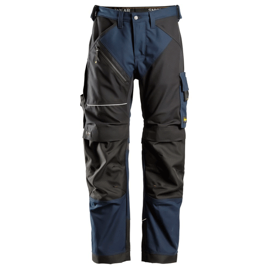 Snickers 6314 RuffWork, Canvas+ Kneepad Work Trousers Navy Blue