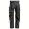 Snickers 6314 RuffWork, Canvas+ Kneepad Work Trousers Steel Grey/Black 35" Waist 35" Leg-Snickers 150