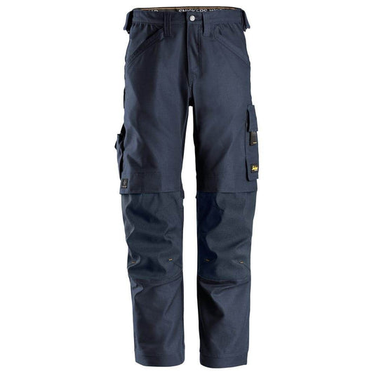 Snickers 6324  AllroundWork, Canvas+ Stretch Work Trousers+ Navy Blue