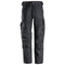 Snickers 6324  AllroundWork, Canvas+ Stretch Work Trousers+ Steel Grey, 30" Waist 32" Leg-Snickers 44