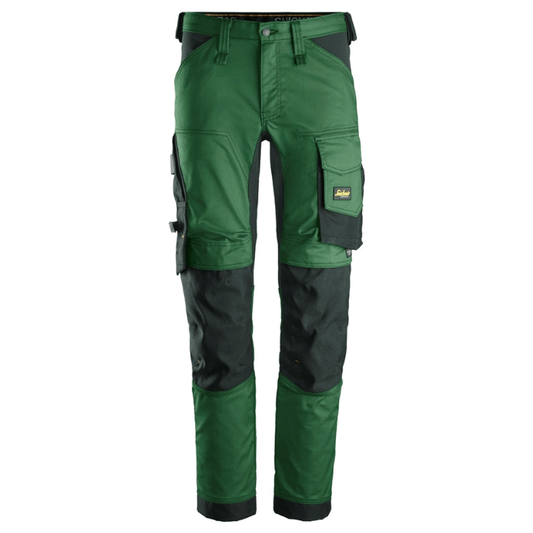 Snickers 6341 AllroundWork Stretch Kneepad Trousers Forest Green 41" Waist, 32" Leg - Snickers Size 58