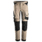 Snickers 6341 AllroundWork Stretch Kneepad Trousers Khaki/Black, 30" Waist 30" Leg-Snickers 88