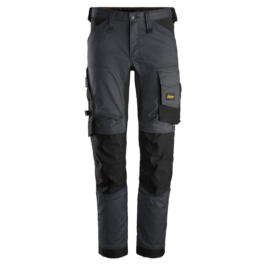 Snickers 6341 AllroundWork Stretch Kneepad Trousers Steel Grey