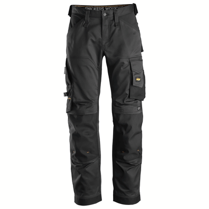 Snickers 6351 AllroundWork, Stretch Loose Fit Work Trousers Black