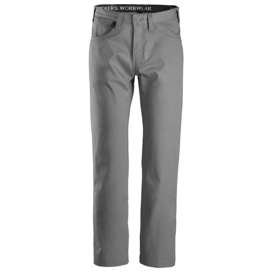 Snickers 6400 Service Chinos Grey Waist 35" Leg 32"