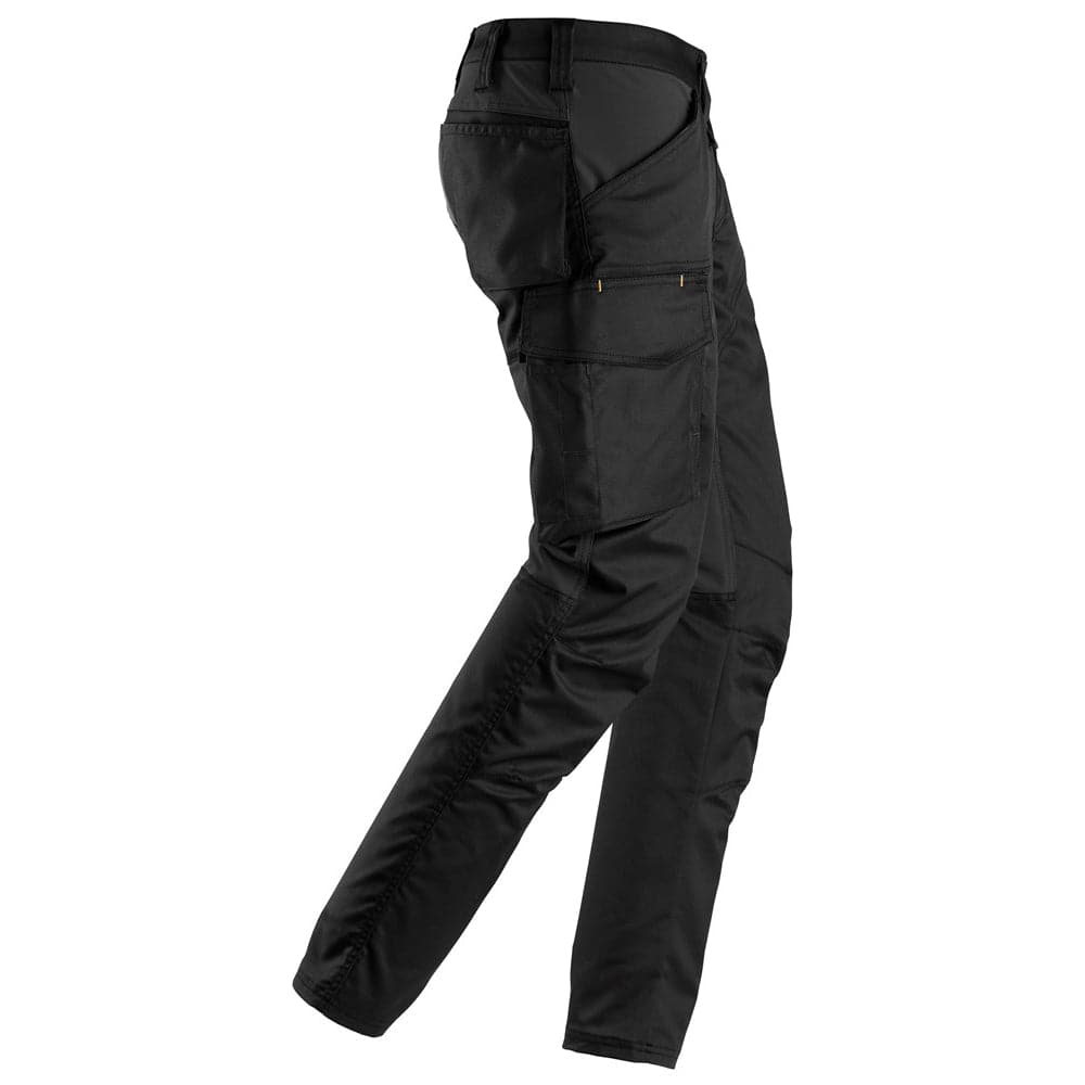 Snickers 6703  AllroundWork, Women’s Stretch Trousers without Knee Pockets Black 28" Waist / 29" Leg - Snickers Size 19
