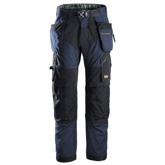 Snickers 6902 FlexiWork, Kneepad Holster Pocket Work Trousers Navy Blue