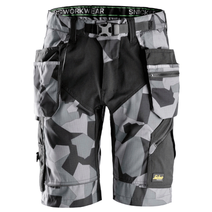 Snickers 6904 FlexiWork Holster Pocket Work Shorts Various Colours