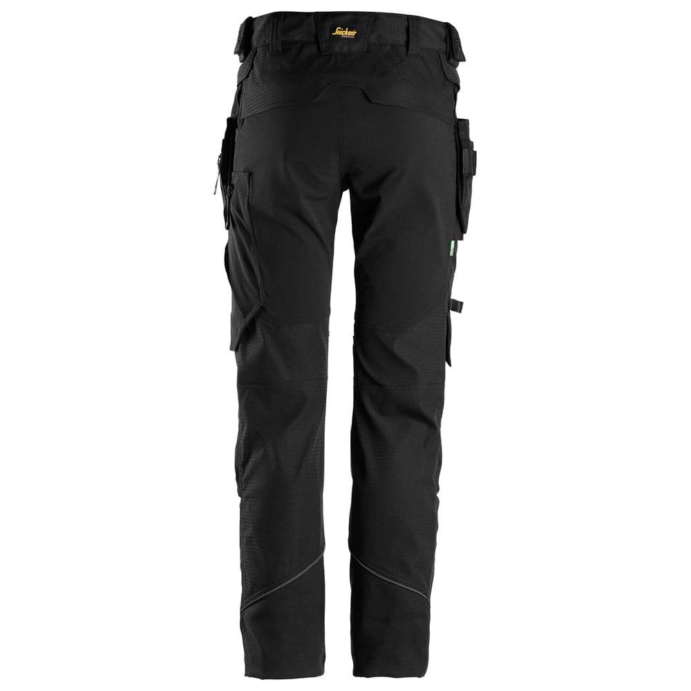 Snickers 6972  FlexiWork, Work Trousers+ Detachable Holster Pockets Steel Grey 36" Waist - 32" Leg