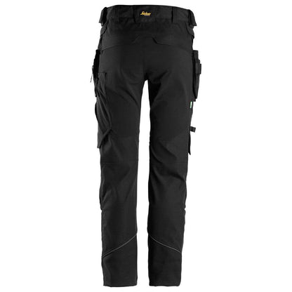 Snickers 6972  FlexiWork, Work Trousers+ Detachable Holster Pockets Steel Grey 36" Waist - 32" Leg