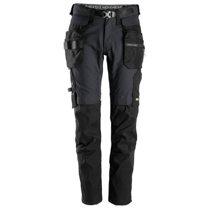 Snickers 6972  FlexiWork, Work Trousers+ Detachable Holster Pockets 30" Waist - 32" Leg