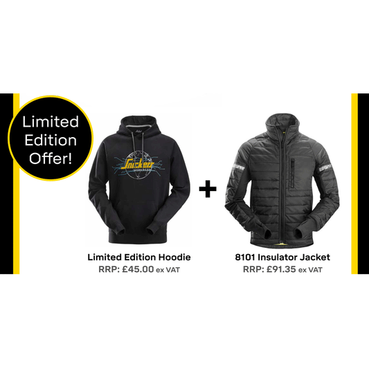Snickers 8101 AllroundWork 37.5 Insulator Jacket Various Colours with FREE HOODIE RRP £163.62