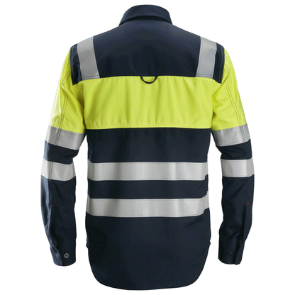 Snickers 8563 ProtecWork, Flame Retardant Arc Protection Hi-Vis Shirt, Class 1
