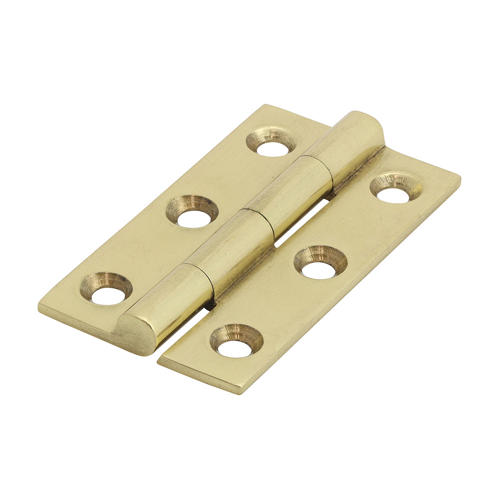 Solid Drawn Hinges – Solid Brass – Polished Brass