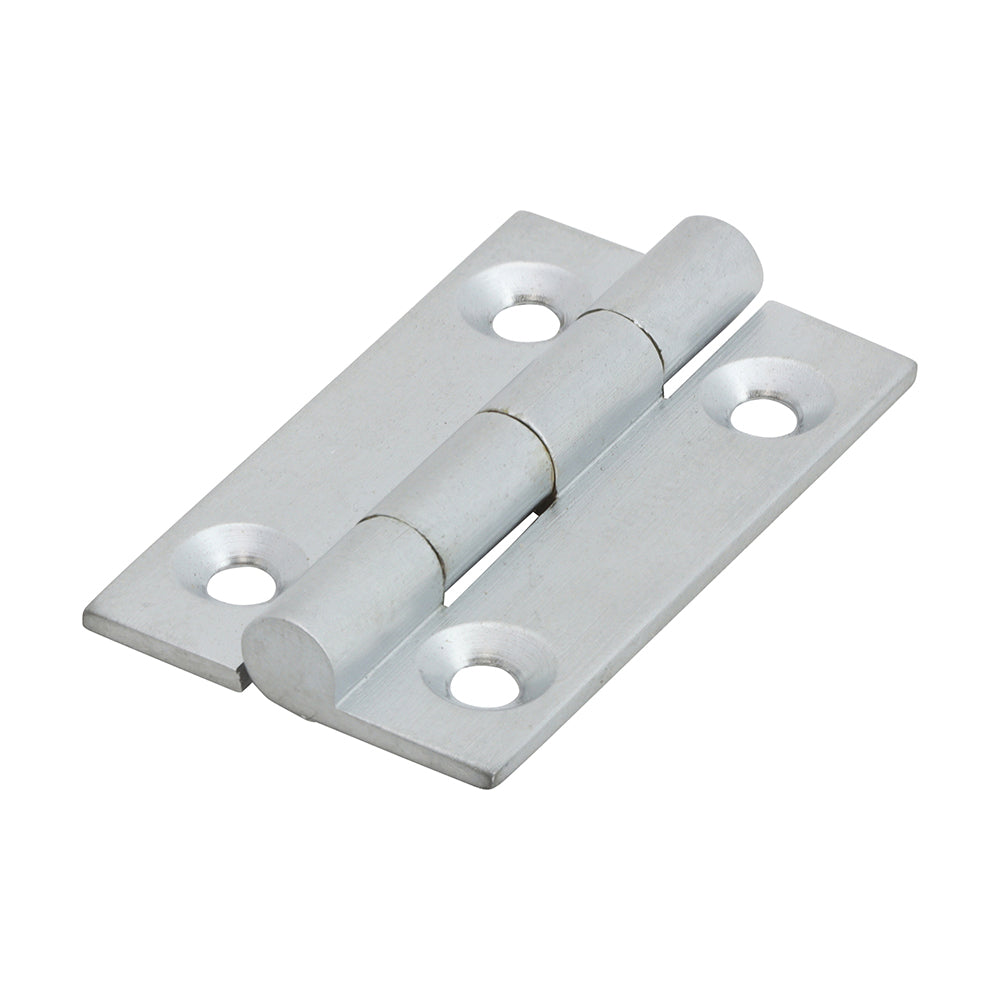 Solid Drawn Hinges - Solid Brass - Satin Chrome