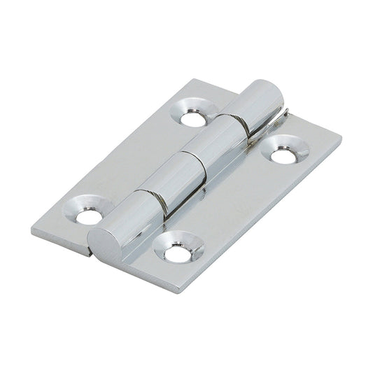 Solid Drawn Hinges - Solid Brass - Polished Chrome