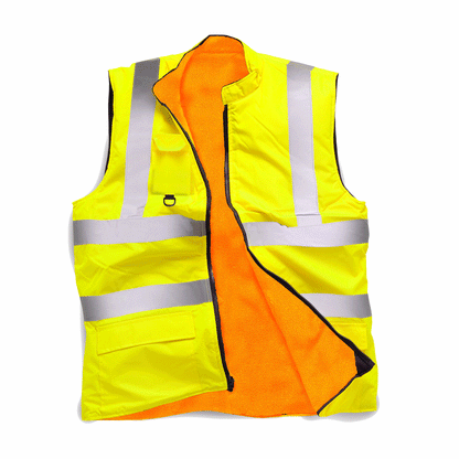 Standsafe HV010 Hi Vis Reversible Bodywarmer Various Colours